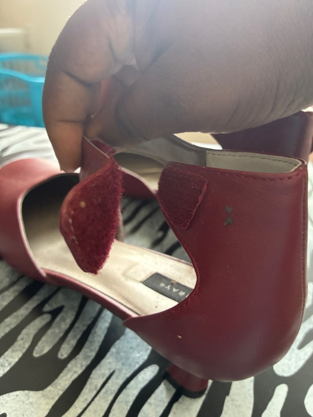 Array Red Ankle-Strap Heels - Picture 7 of 15